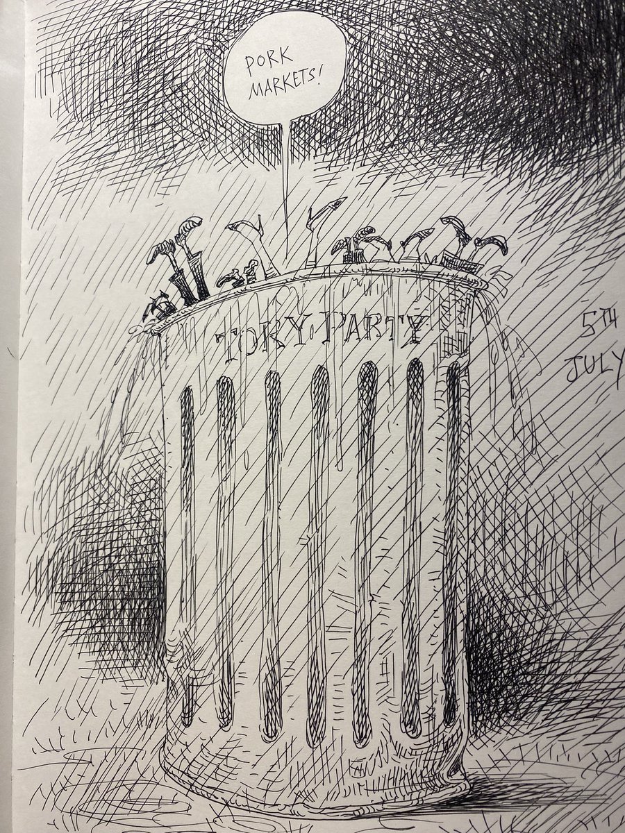 Five years…a sketchbook of political drawings.