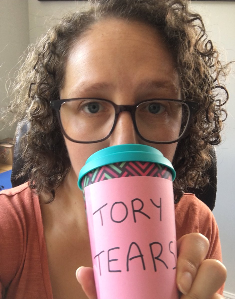 This left-wing wokerati millennial is enjoying a refreshing beverage at the start of her workday 🙂

#UKElection2024