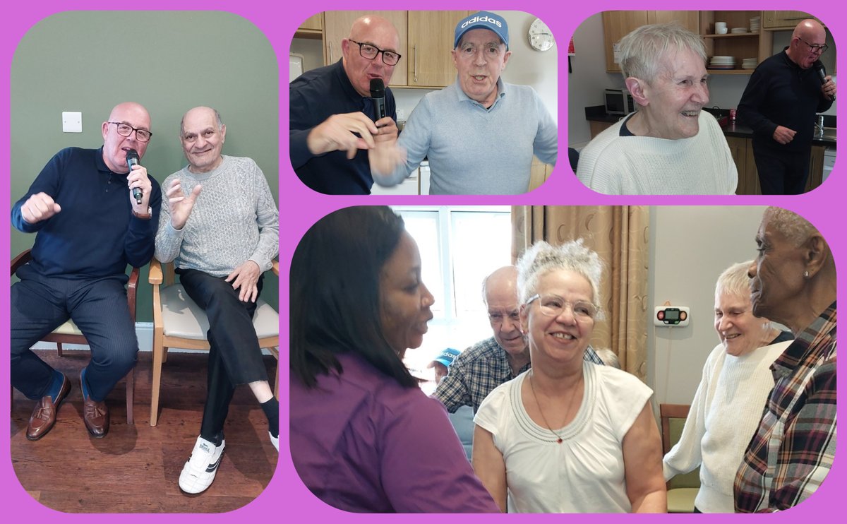 On Wednesday we meet Gaz Stokes and had a fun hour of singing and dancing. The residents were very happy and we look forward to his next visit 😍#livingwithdementia <a href="/HarehillsLove/">Harehills ❤️ Love</a> <a href="/alzheimerssoc/">Alzheimer's Society</a> <a href="/CareQualityLCC/">Care Quality Team LCC</a>