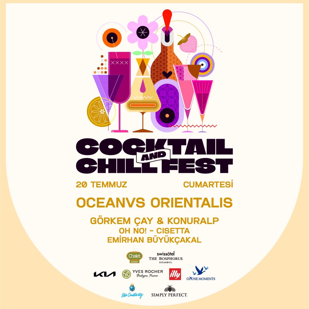 Rengarenk kokteyllerin etrafında dans etmeye ne dersiniz? Swissôtel The Bosphorus İstanbul, 20 Temmuz'da sizleri Kokteyl Festivali'nde buluşmaya davet ediyor. Müziğin ritmiyle dans ederken enfes kokteyllerin tadını çıkarın ve unutulmaz anlar yaşayın!

🎫 eventix.shop/n2cdw6nx