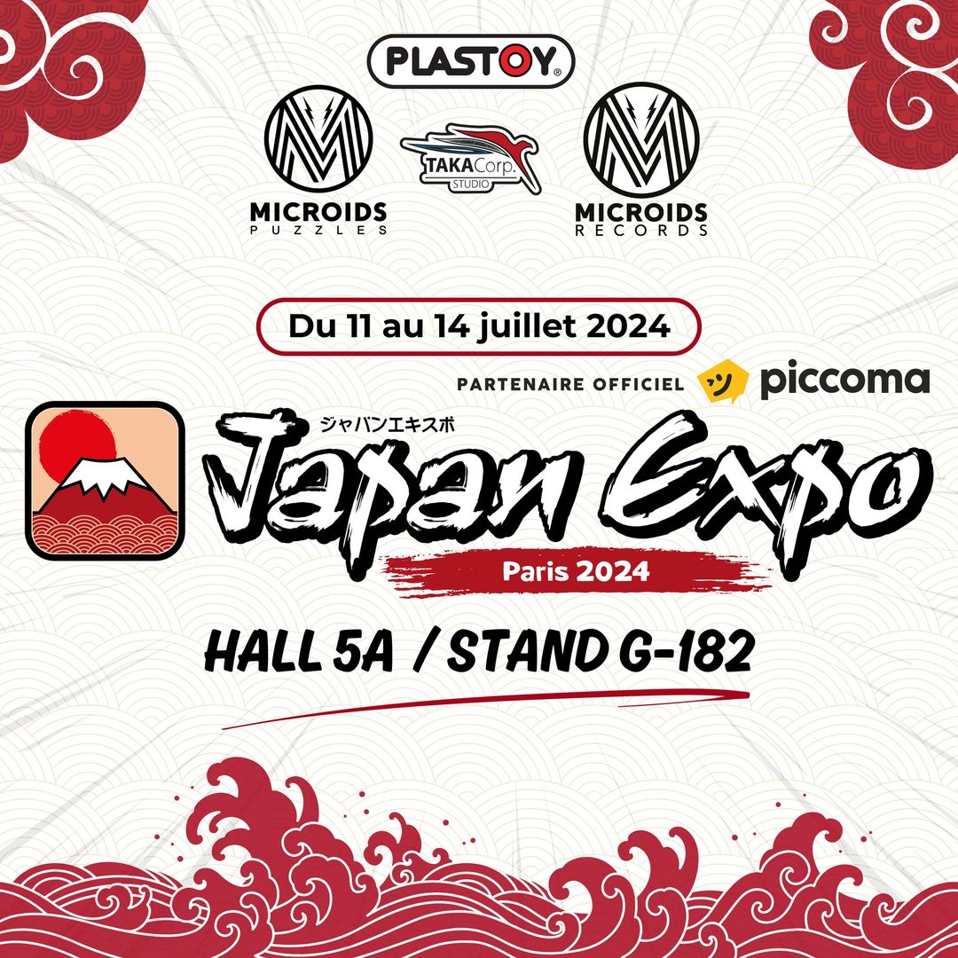 🇫🇷 Nous serons présents à la Japan Expo 2024 avec <a href="/Plastoy_off/">PLASTOY</a> &amp; <a href="/MicroidsPuzzles/">Microids Puzzles</a> ! Retrouvez-nous au Hall 5, Stand G-182 du 11 au 14 juillet.