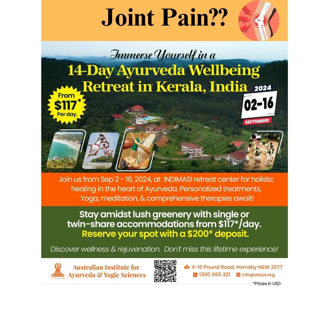 AIAYS wellbeing retreat in Kerala,India renowned as the heart of Ayurveda, offers holistic healing practices deeply rooted in ancient traditions. Join us for this 14 day retreat,Inbox us admin@aiays.org