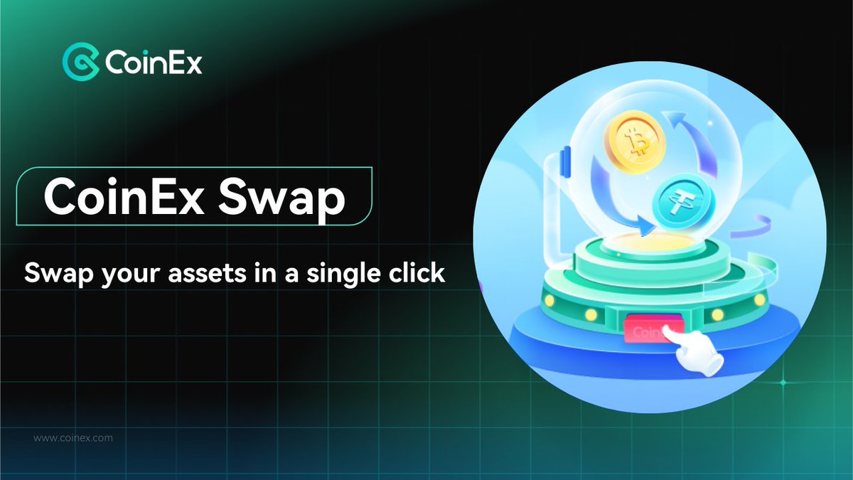 coinexindia's tweet photo. Tired of waiting for your order to execute? ๐ค
Just click and we'll swap it for you! Effortlessly and securely exchange your assets with CoinEx's self-developed algorithm. ๐๐
Try now : https://t.co/D5lKJT3i0E
#CoinEx #CoinExIndia #SecureSwap https://t.co/no32CDpkJX