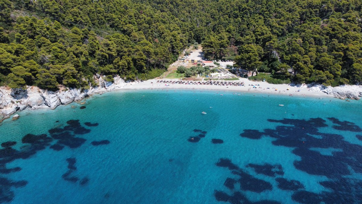 #Skopelos, dove il verde incontra il blu!
.
È l'isola più verde della Grecia, 2/3 della superficie sono dalla foresta!
.
Non ci credete?
.
#visitskopelos