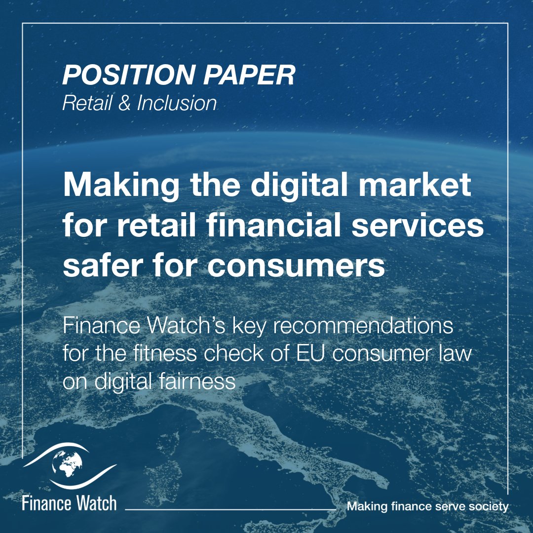 forfinancewatch's tweet photo. This #FinancialInclusionFriday, read our new #PositionPaper on the @EU_Commission Unfair Commercial Practices Directive #UCPD
👉 https://t.co/bLPkVL79iw https://t.co/1F7FXhOLHU