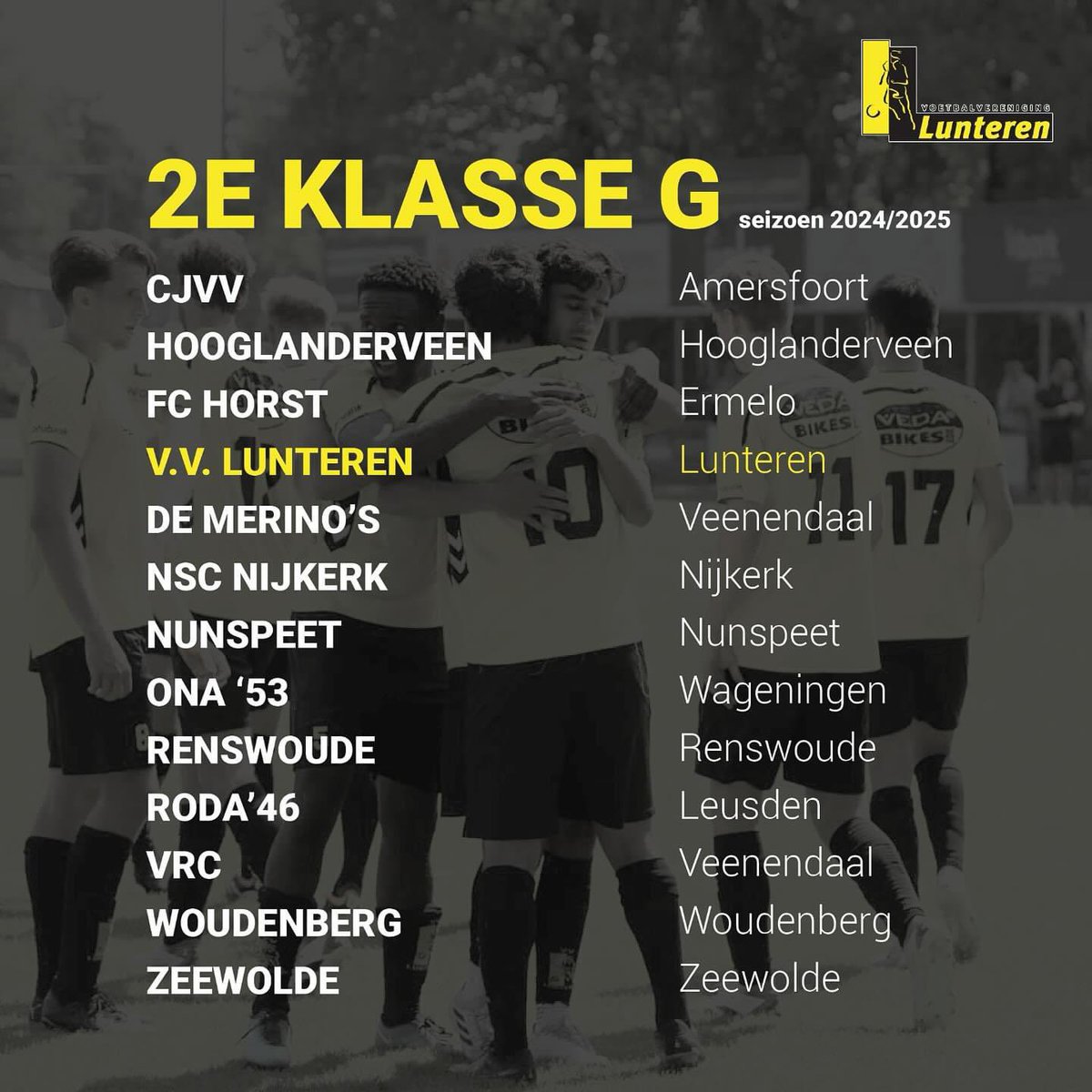 We zijn weer terug in Oost! Wat een fraaie indeling van <a href="/KNVBOost/">KNVB Oost</a>! Wij kijken er naar uit!