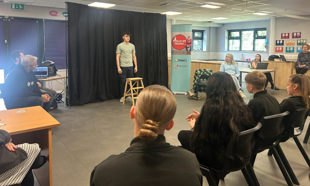 TheHubSchoolER's tweet photo. Thank you @theatredramatic for visiting our Welton site yesterday to deliver a workshop on vaping, alcohol and violence! https://t.co/vPV2WoMfRk