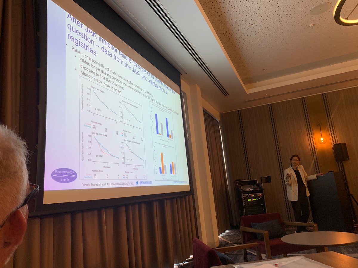 Masterclass in RA management, now on cycling or switching of targeted therapies. Citing multiple papers from JAKpot and <a href="/k_lauper/">Kim Lauper ☮️🕊️</a> <a href="/spaacademy1/">@spaacademy</a>