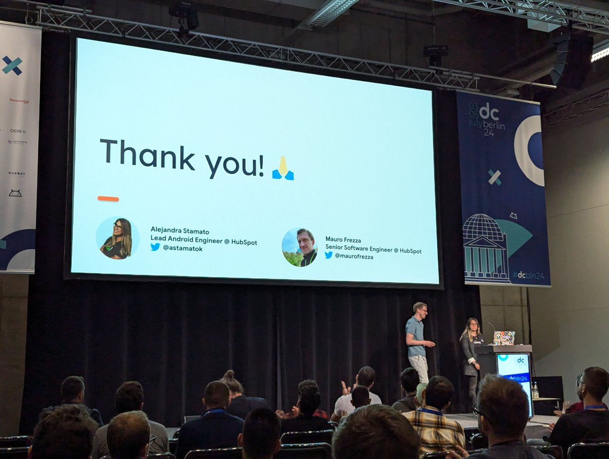 Thank you for showing a better way of doing app monitoring.
 #dcbln24 <a href="/droidconBerlin/">droidcon Berlin</a> <a href="/astamatok/">Ale~</a> <a href="/MauroFrezza/">Mauro Frezza</a>