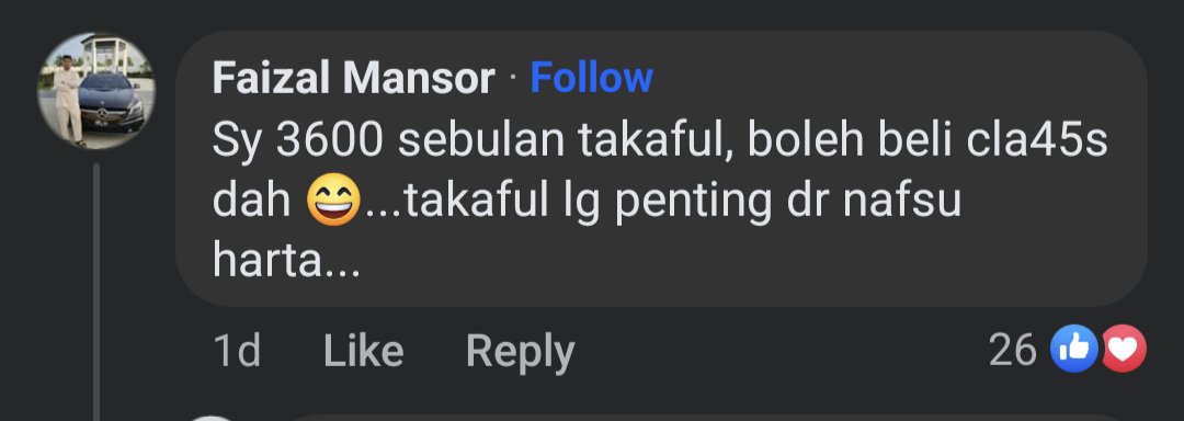 RahlmlJmldn's tweet photo. Beribu-ribu habis bayar takafool tiap bulan.

Geleng kepala aku baca.

Dah la kena henyak dengan inflasi, kena scam pulak dengan takafool.

Nak spend duit pergi jalan-jalan pun takde.

This is modern slavery. https://t.co/pRXpXTB23X