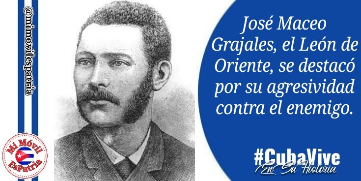 Cae en combate el Mayor General Mambí José Marcelino Maceo y Grajales, el León de Oriente el 5 de julio de 1896.
#CubaViveEnSuHistoria #CubaMined #PinardelRío <a href="/YamileRamosCord/">Yamilé Ramos Cordero</a> <a href="/eumelin5/">Eumelin González Sánchez</a> <a href="/EvelioHerreraP1/">Evelio Herrera Padron</a> <a href="/castro_yudalis/">Yudalis Rodriguez Castro</a> <a href="/NiurkaRguezPR/">Niurka Rodriguez Hernandez</a>