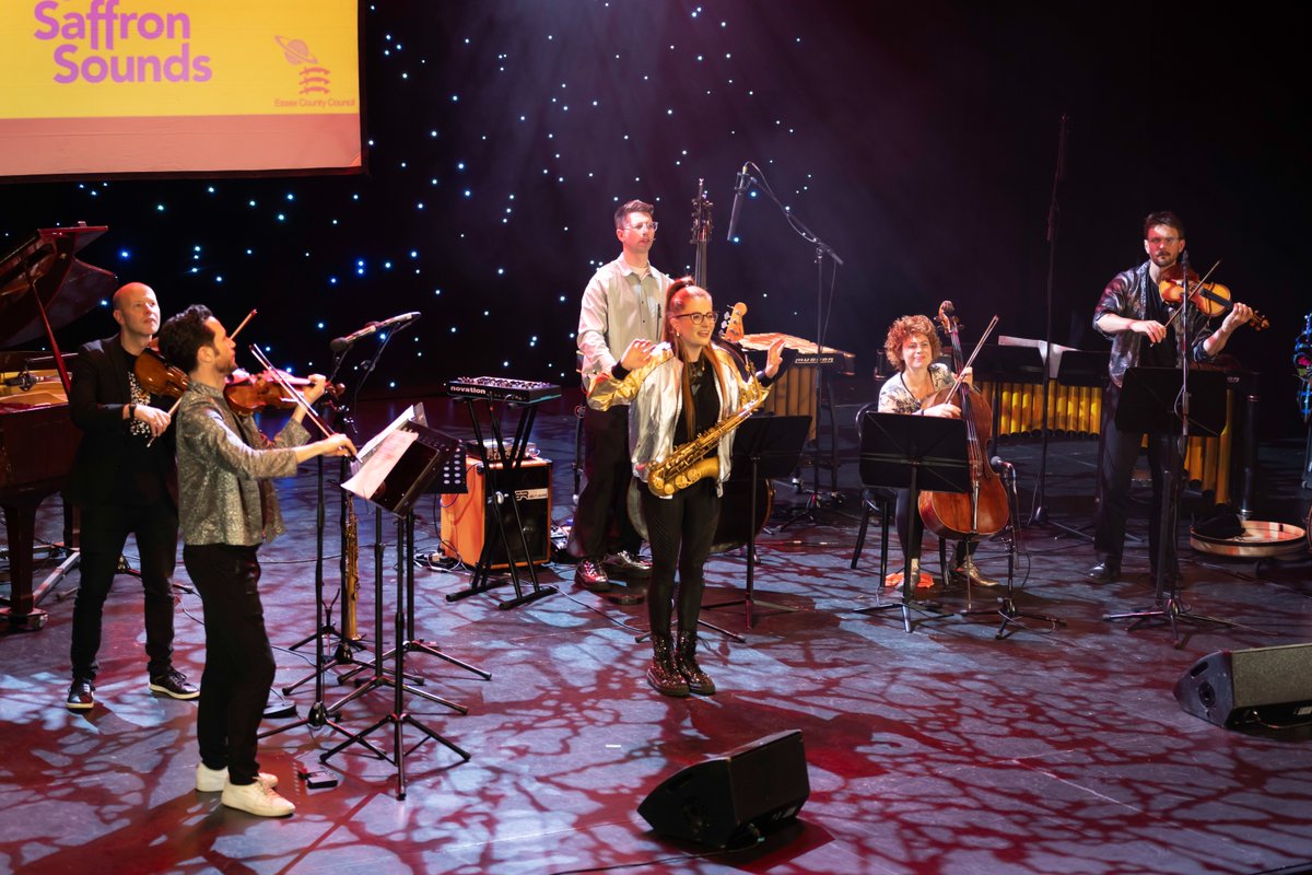 Saffron Sounds Live! 
Last month, Jess Gillam and her Ensemble worked with Saffron Hall to present two amazing concerts for primary school students!
Thanks to <a href="/Essex_CC/">Essex County Council</a> and Essex Music Education Hub for making this project possible!
<a href="/CultureEssex/">Culture Essex</a>
<a href="/ExploreEssex/">Explore Essex</a>
<a href="/JessGillamSax/">Jess Gillam</a>
