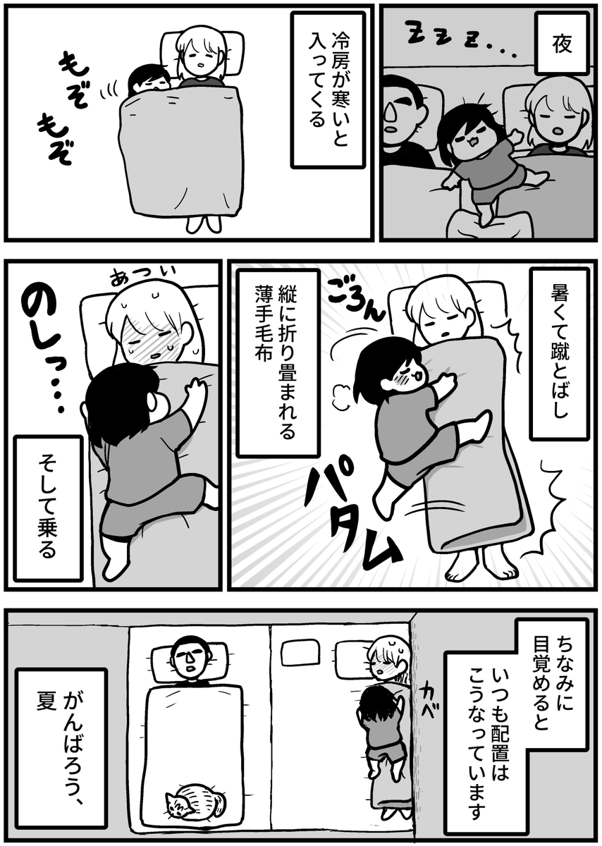最近の睡眠事情 夏編