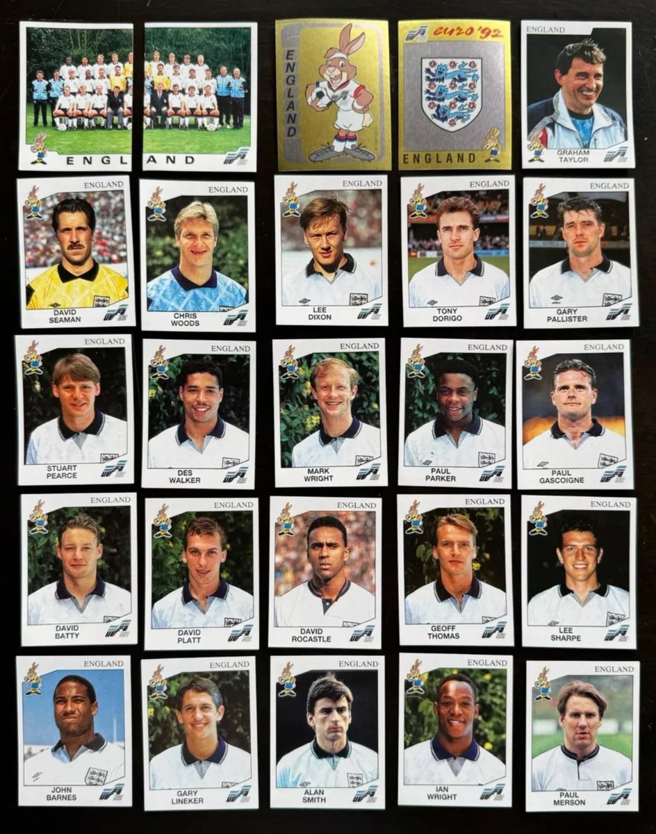 Lot De 57 Vignettes Panini Euro 92, Originales, état Neuf Ou Mieux