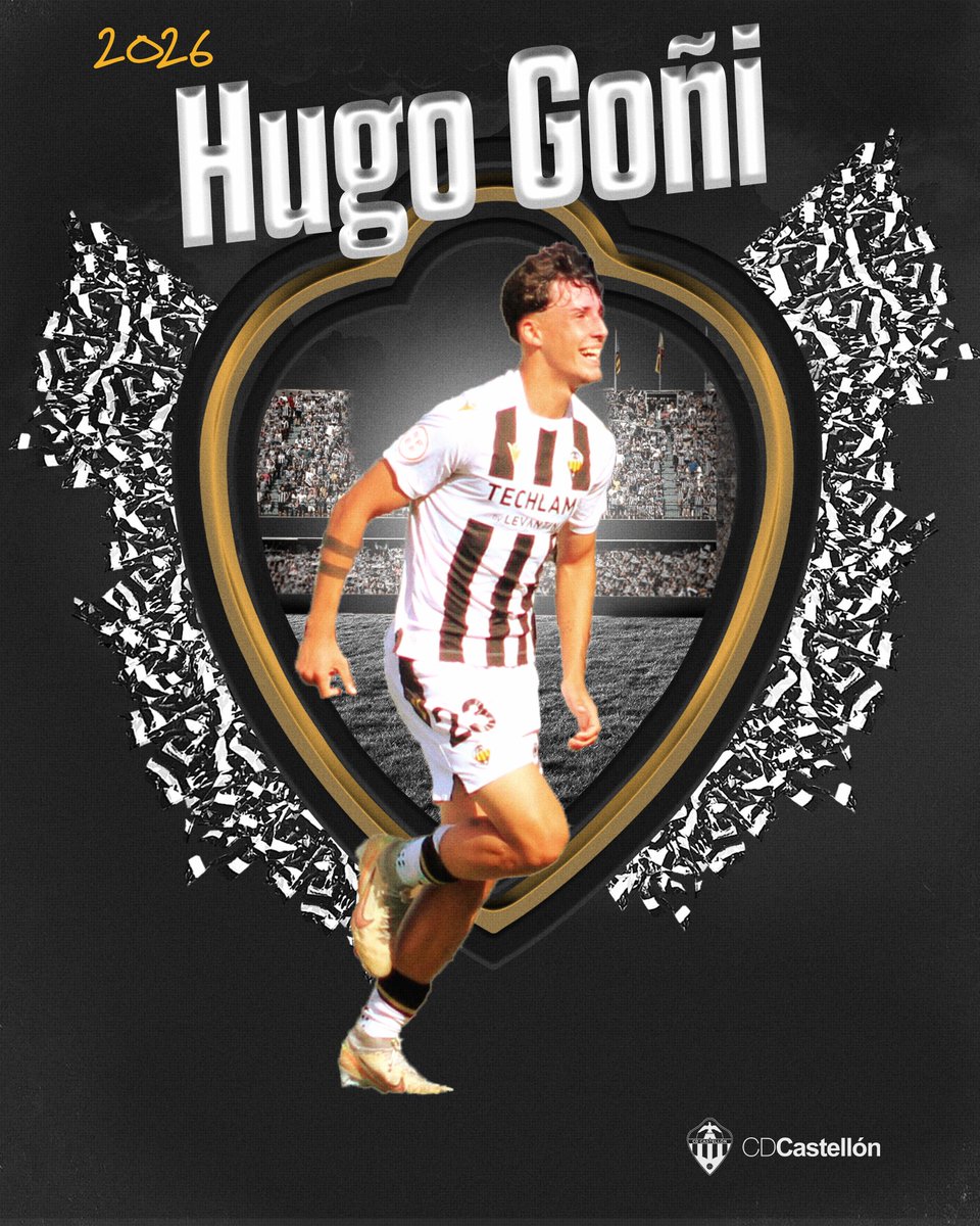 🆕 𝗥𝗘𝗡𝗢𝗩𝗔𝗖𝗜𝗢́𝗡 ✍️ 

Su capacidad goleadora en el 𝐉𝐮𝐯𝐞𝐧𝐢𝐥 '𝐀' permitió que diera el salto al <a href="/cdcastellon/">CD Castellón</a> '𝐁' la pasada campaña. Ahora, "𝐺𝑜𝑙 𝑑𝑒 𝑯𝒖𝒈𝒐 𝑮𝒐𝒏̃𝒊" se seguirá escuchando en el filial albinegro para las próximas dos temporadas ⚽️ 

#PPO👂