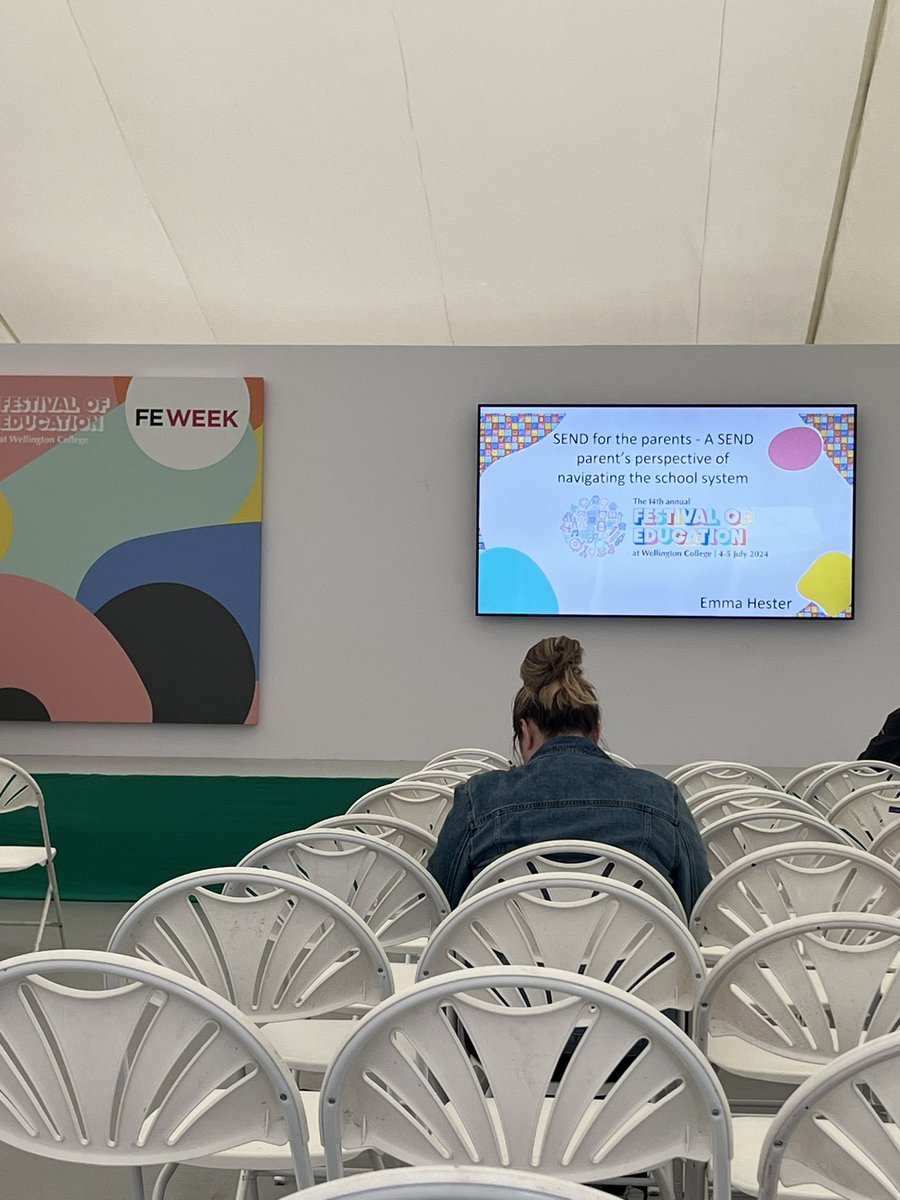 Day 2 of the <a href="/EducationFest/">Festival of Education 🇬🇧</a>! Hearing SEND parents perspective next! 👌#kestrelinclusion
