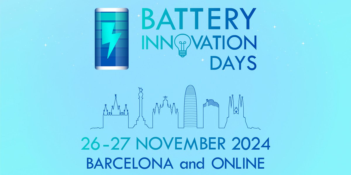 Registration has open for #BiID2024! As a co-organizer we encourage you to register asap to secure your spot!

The event will gather stakeholders of the European battery ecosystem, including researchers, industry representatives and policy makers!  

battery2030.eu/news/happening…
