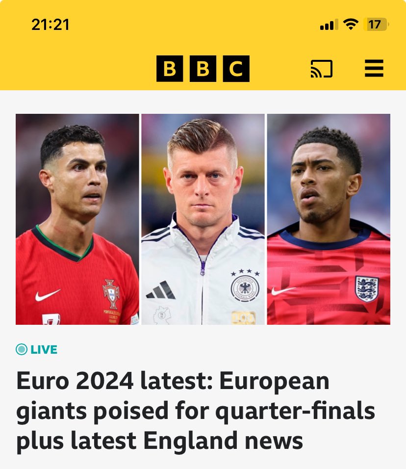 ⁦<a href="/maxrushden/">Max Rushden 💛🖤</a>⁩ what the BBC think about England’s stature…