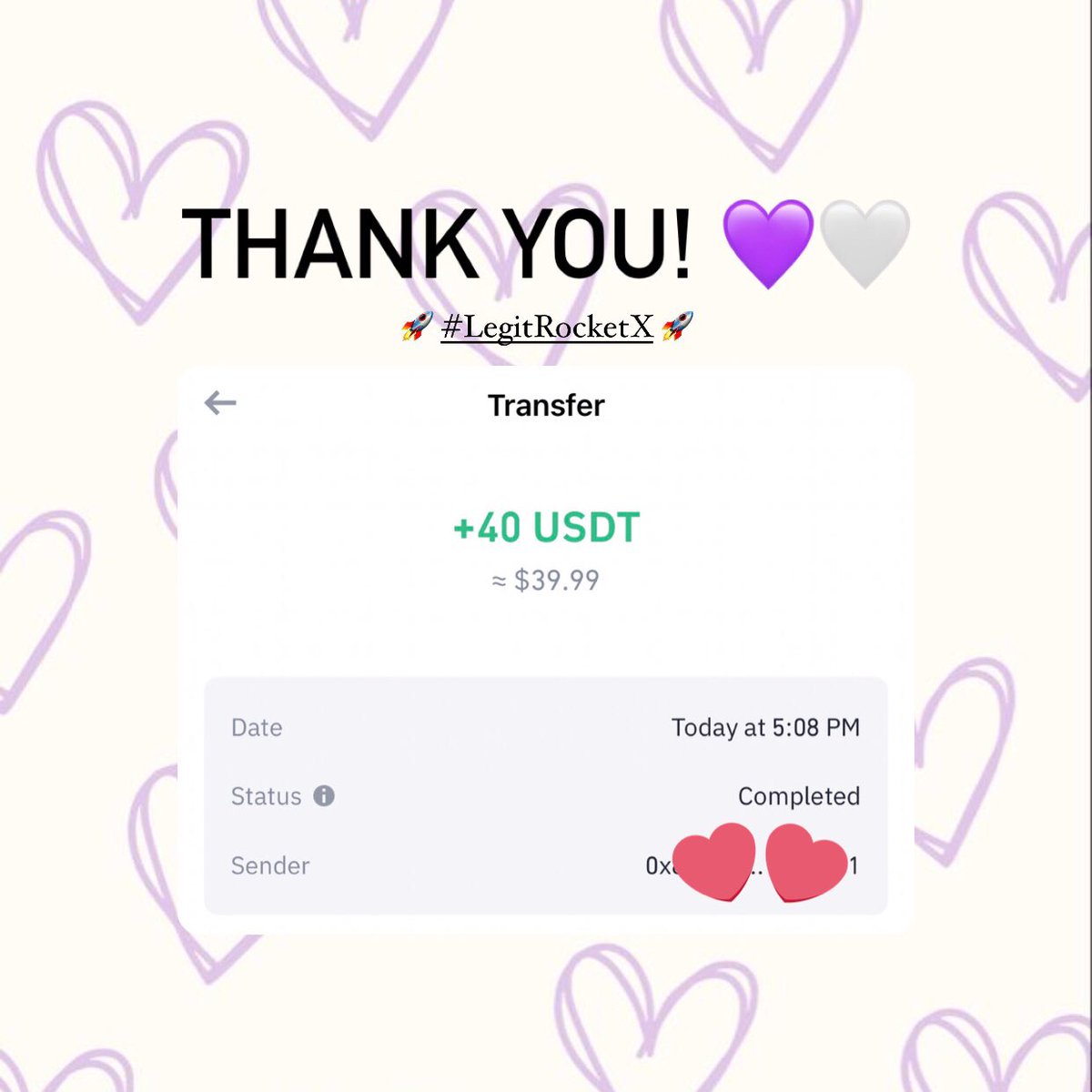 baetzin's tweet photo. Thank you so much Admin @BearrWinnersfor sending my prize & to sponsor! My heart is so greatful and happy, God Bless us all!! 🥹🤲🏻❤️
Host: @crypto_bearr , to more sponsors to come!
#LegitrocketX 🚀 https://t.co/8benzBOi8V