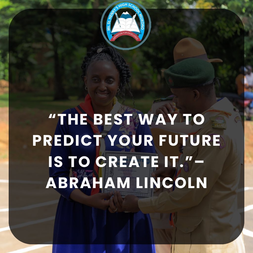mtsthenryhs_mk's tweet photo. The best way to predict your future is to create it. How are you shaping your future today? #future #createit #followforfollowback #fyp #fypシ #goviral #viral #shapeyourfuture https://t.co/7xp3Gy9DHf