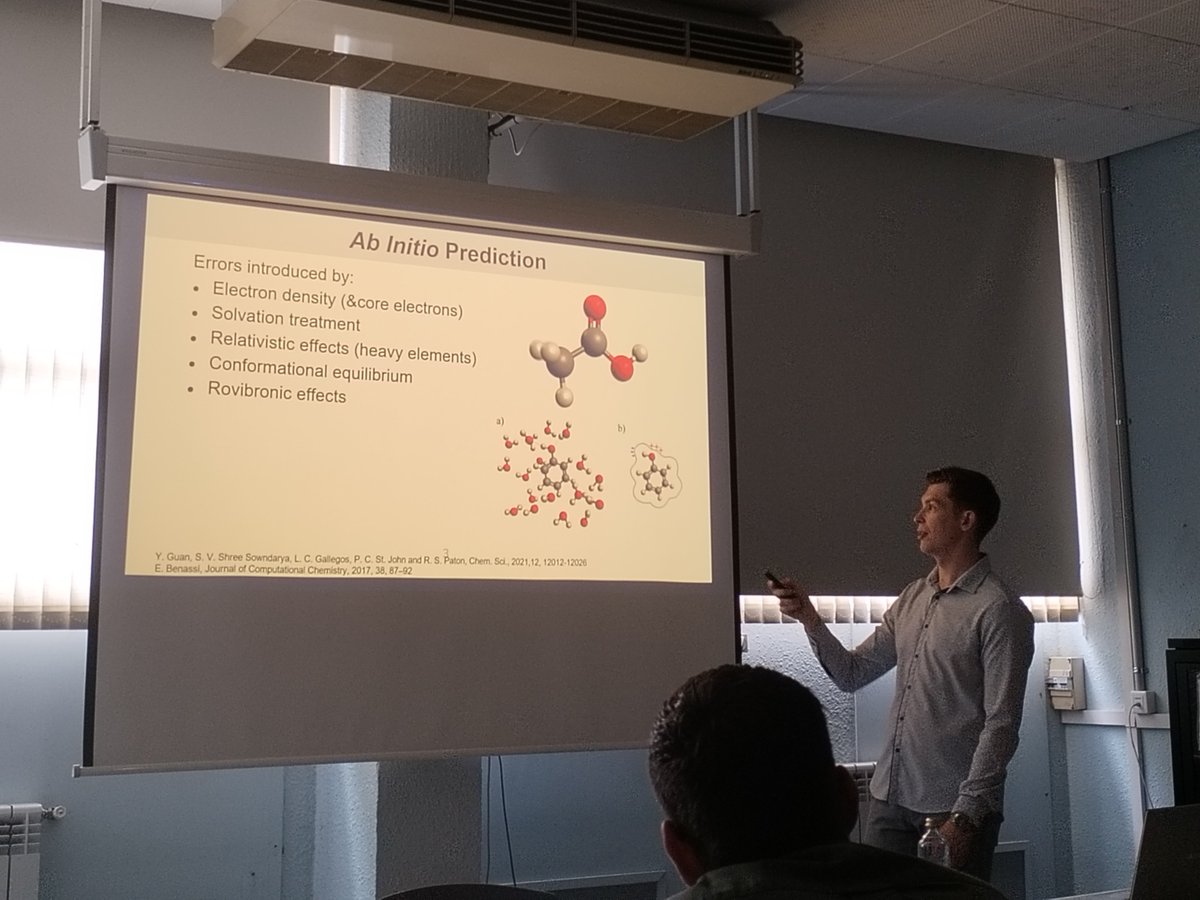 Computational Inorganic Chemistry group UB (@compinorgchemub) on Twitter photo Yesteday, <a href="/ivkovic_zarko/">Žarko Ivković</a> brilliantly defended his TFM thesis: Transfer learning based on atomic feature extraction for the prediction of experimental 13C chemical shifts.
Fantastic work and amazing results! Many congratulations Zarko!! Yesteday, <a href="/ivkovic_zarko/">Žarko Ivković</a> brilliantly defended his TFM thesis: Transfer learning based on atomic feature extraction for the prediction of experimental 13C chemical shifts.
Fantastic work and amazing results! Many congratulations Zarko!!
