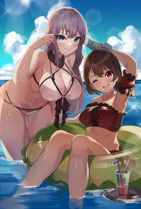 #ビキニの日暑い日はどれだけを貼っても良い 