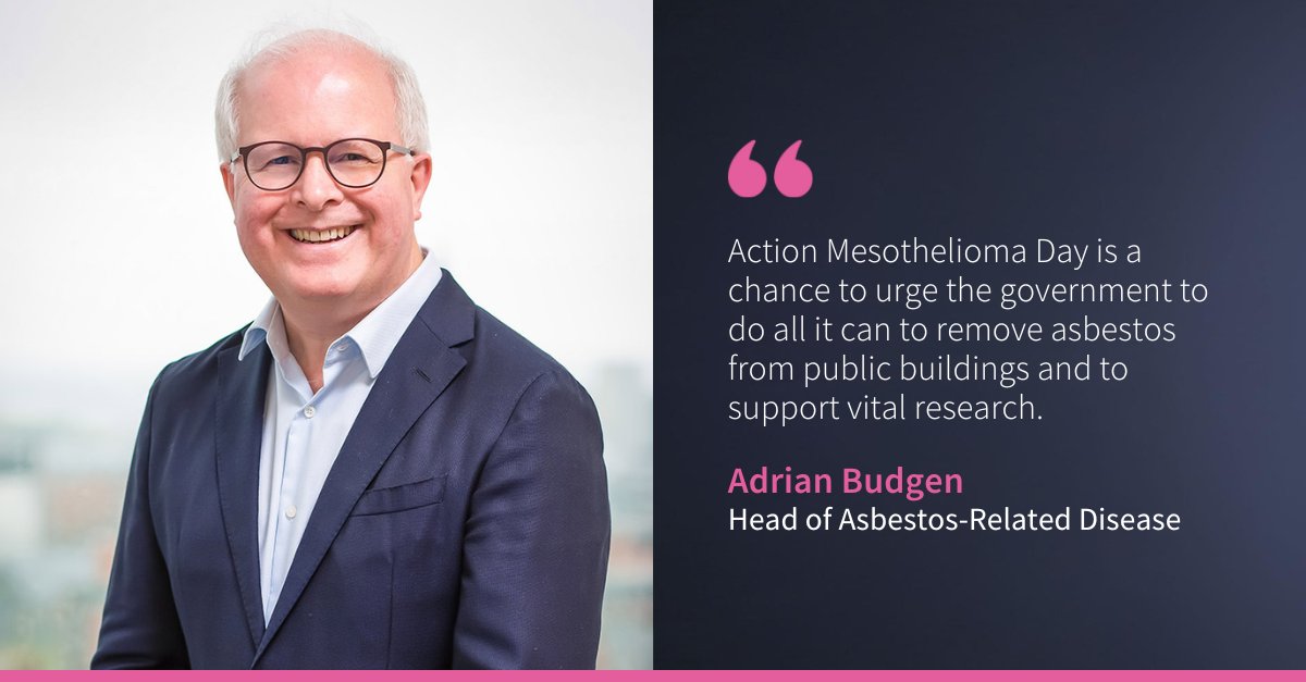 #ActionMesoDay is a national campaign to raise awareness of #Mesothelioma, an incurable #Asbestos cancer. We’re proud of have supported it from the very beginning. Our asbestos-related disease expert, <a href="/budgen_a/">Adrian Budgen</a> calls for more to be done to protect people.