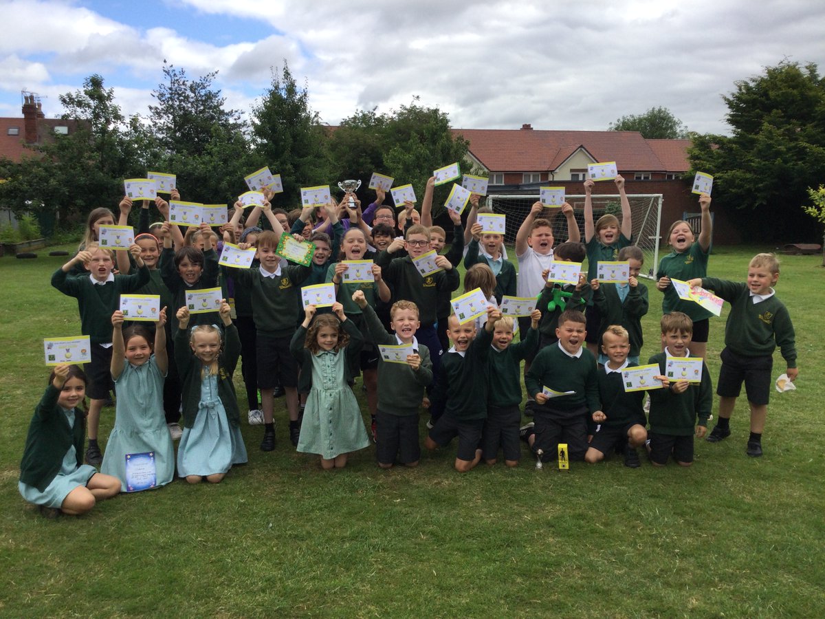 Big cheer from St David who were our house sports day winners this year!