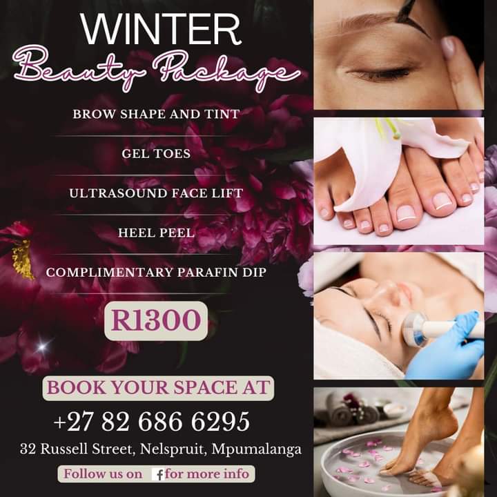 tk_po_'s tweet photo. WINTER BEAUTY PACKAGE
❄️✨ Treat yourself to radiant skin and cozy vibes all winter long ❄️✨

Call Aniska’s on 📱 082 686 6295
Aniska Skin Art &amp; Laser is a proud sponsor of Provincial Mpumalanga MS and Mrs Mpumalanga 

#WinterGlow #BeautyPromo #ProvincialMpumalangaMS https://t.co/3ItBQF4vy1