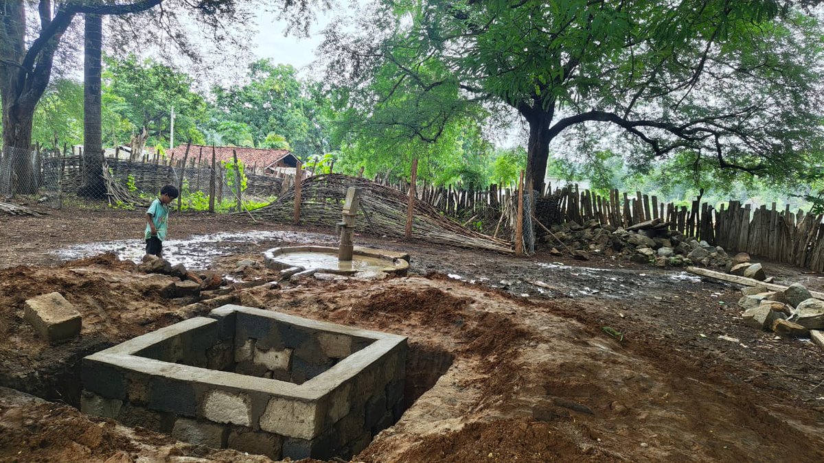 IHHLs and soak pits are being constructed in Niyadnelanaar GP with technical support from ACE-UNICEF.