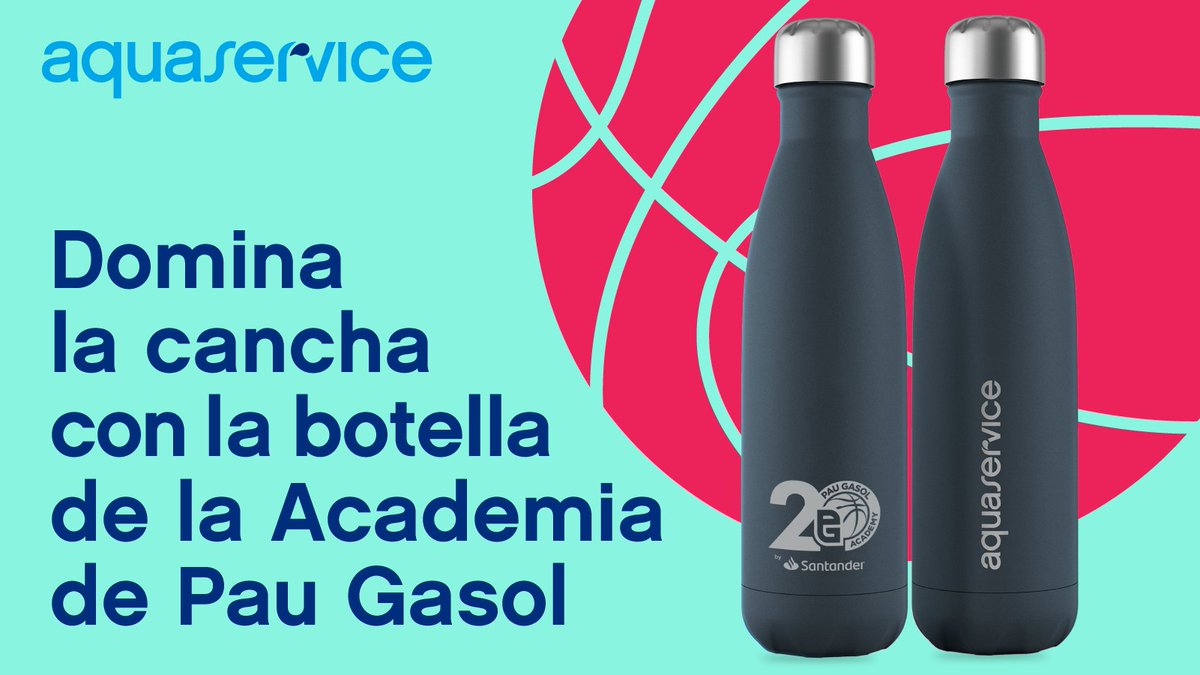Aquaservice's tweet photo. Sorteamos dos botellas térmicas edición limitada de la @PauGasolAcademy para que puedas beber de forma cómoda y sostenible con #Aquaservice vayas donde vayas 💦

🔁 RT al tweet
💧 Menciona a un amig@
👉 Síguenos

#ComodidadAquaservice #LoMejorDeAquaservice #deportesostenible https://t.co/Rq5Wl5LY9Y