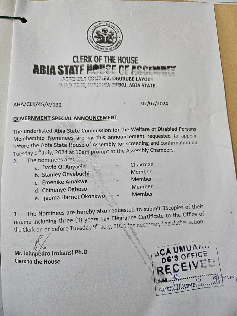 ChidiOdinkalu's tweet photo. The govt of @NG_AbiaState is doing something quite constructive in establishing a Commission on #PLWDs. In @DOanyaele, they have an exceedingly capable & dynamic candidate to lead this. There is something that other states can hopefully understudy. https://t.co/HY1cd4Mgw6