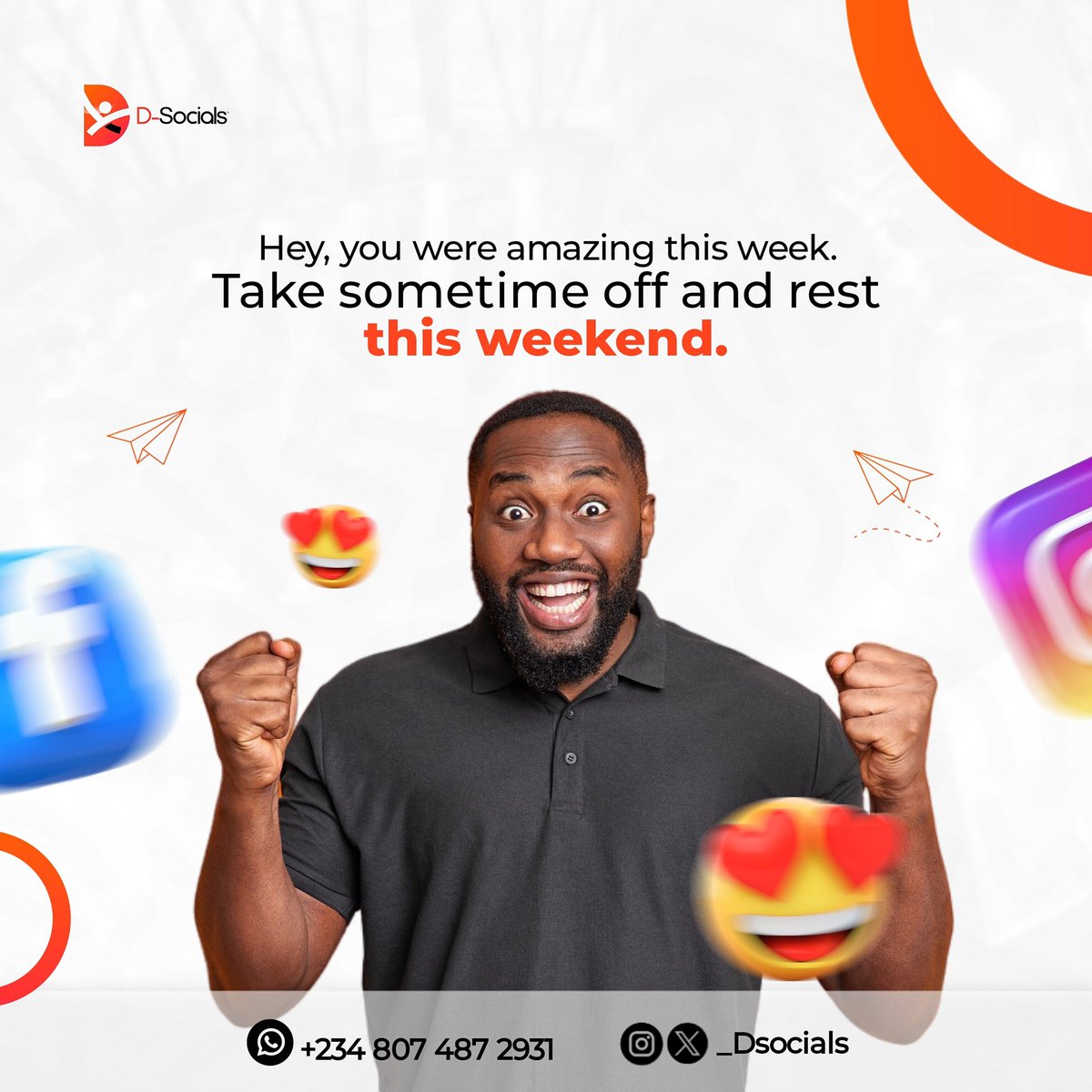 _Dsocials's tweet photo. sometime off also includes trusting your digital presence into our professional hands. Let’s keep your mind at ease whilst maximizing your brands potentials.

Send that DM now and take your deserved rest. https://t.co/ZqGnBjpEKl