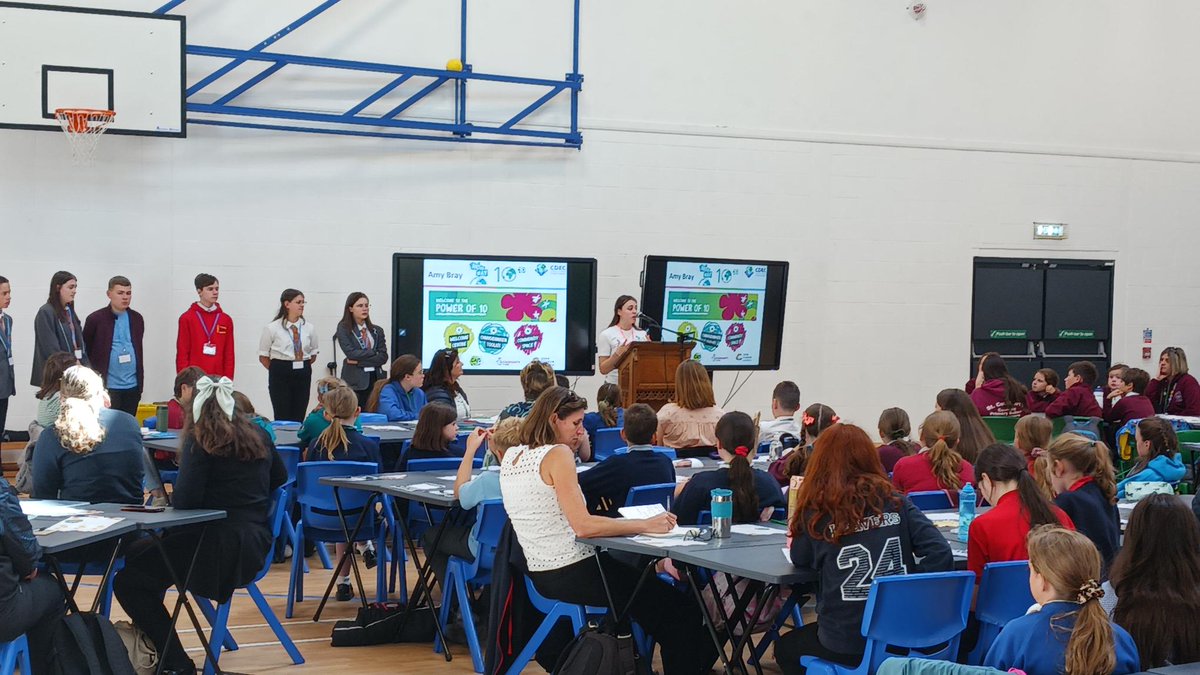 The Cumbria Youth Climate Summit is underway at The Whitehaven Academy with a commencement speech from our Student Eco Committee and Headteacher Mr Youngman and Amy Bray from charity Another Way!

#TheWhitehavenAcademy
#BeTheBestYouCanBe
#YCS
#TreesMeanFreedom