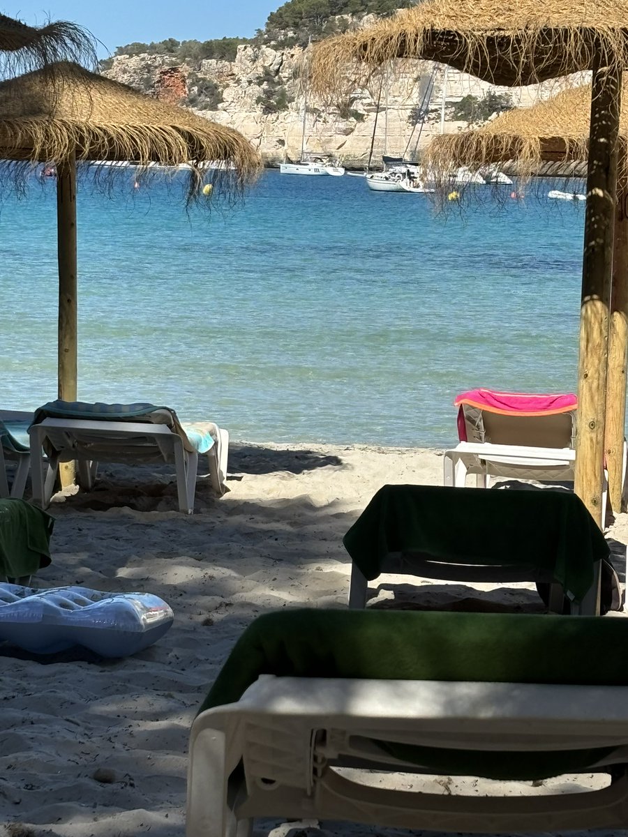 Beach day in the Balearics…. escaping all that election nonsense at home 👊😎 #funinthesun
