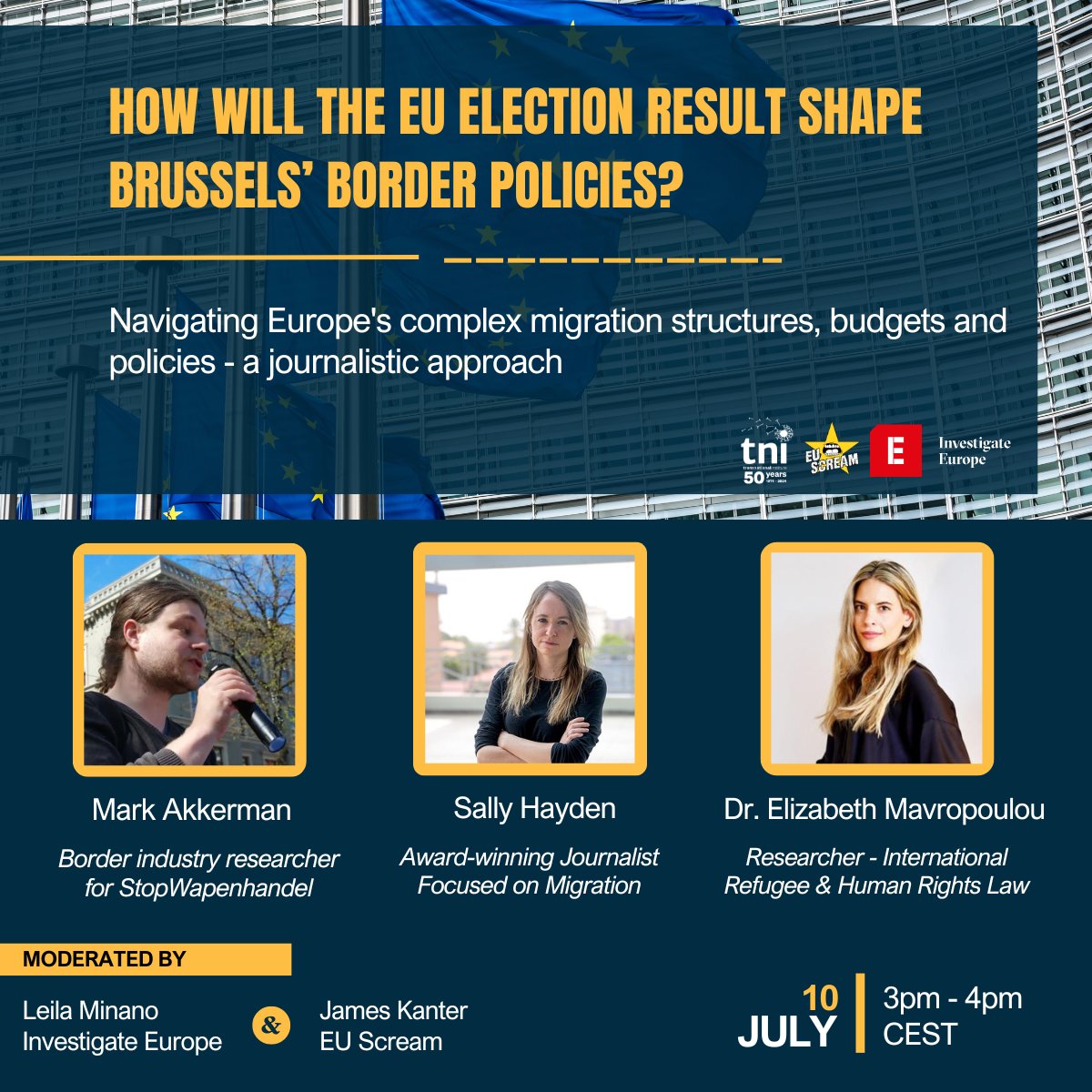 Dr Elizabeth Mavropoulou (@elisabeth_mav) on Twitter photo Looking forward to participate in next week's workshop on EU Border Policies and the future (?) of asylum in Europe. organised by <a href="/TNInstitute/">Transnational Institute</a> <a href="/euscreams/">EU Scream</a> <a href="/investigate_eu/">Investigate Europe</a> <a href="/sallyhayd/">Sally Hayden</a> . I will be talking on #externalisation Looking forward to participate in next week's workshop on EU Border Policies and the future (?) of asylum in Europe. organised by <a href="/TNInstitute/">Transnational Institute</a> <a href="/euscreams/">EU Scream</a> <a href="/investigate_eu/">Investigate Europe</a> <a href="/sallyhayd/">Sally Hayden</a> . I will be talking on #externalisation