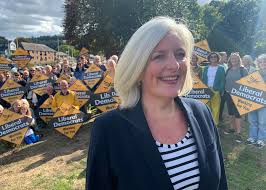 HUSTINGS UPDATE
Having done 2 WHOLE SATURDAY MORNINGS giving out Lib Dem leaflets in rough n ready Torbay, I now seek to place myself right on the C-Vo jamwagon. Please welcome, Caroline Voaden, MP for South Devon, ousting the Conservative incumbent.