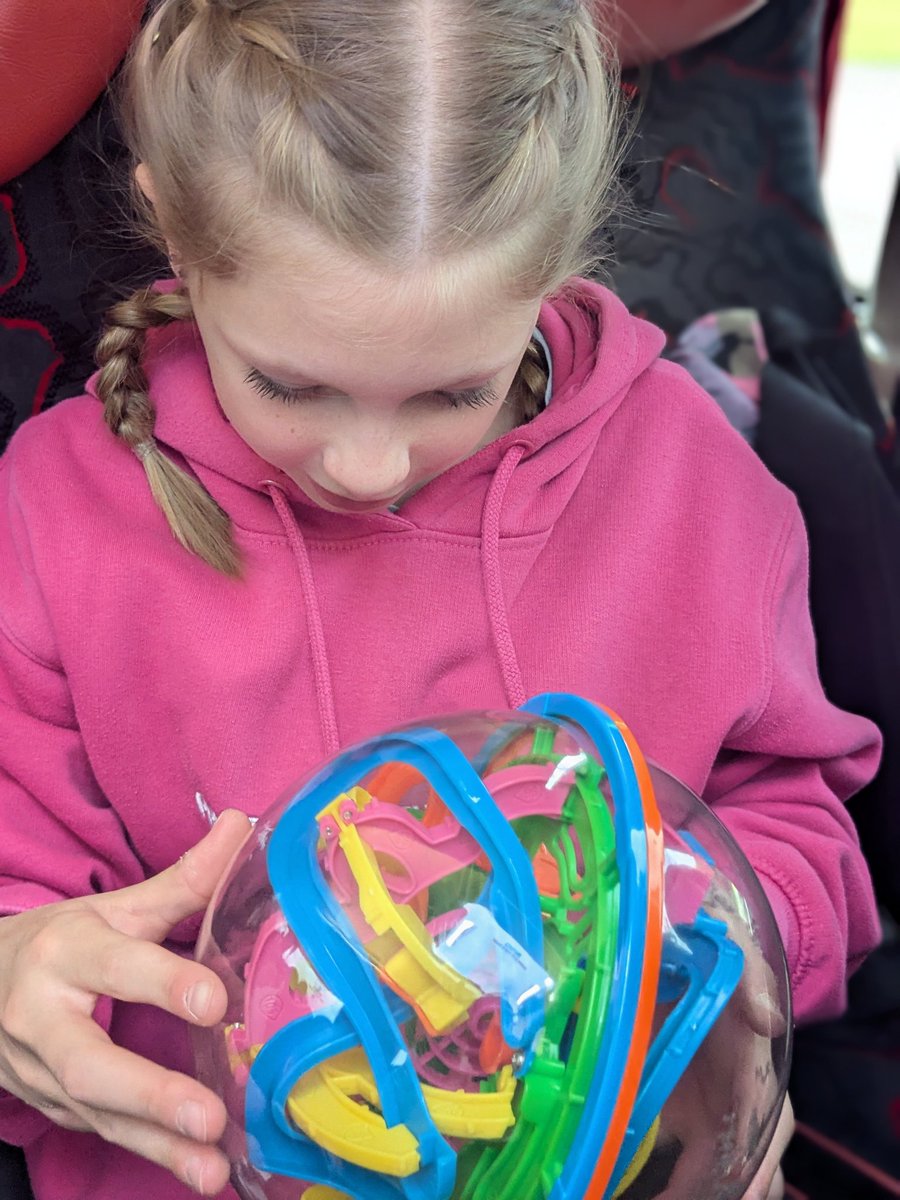 MissH_HomeEc's tweet photo. A very focused bus journey for the last day with the world's most infuriating puzzle. No one has gotten higher than 18 this whole week. Let's see if anyone can beat that today. #OldmacharActivitiesWeek2024 https://t.co/FKRaHaqmnf