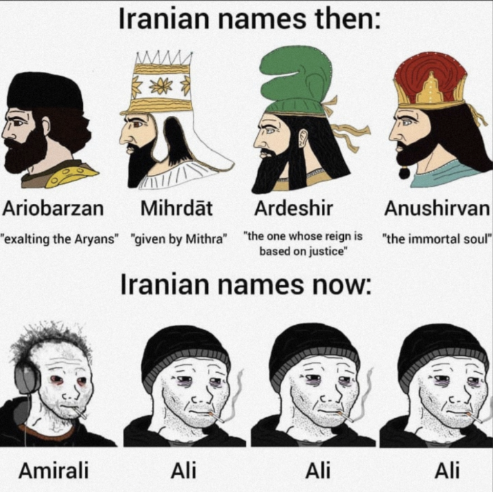 Pre-Islamic names are glorious.