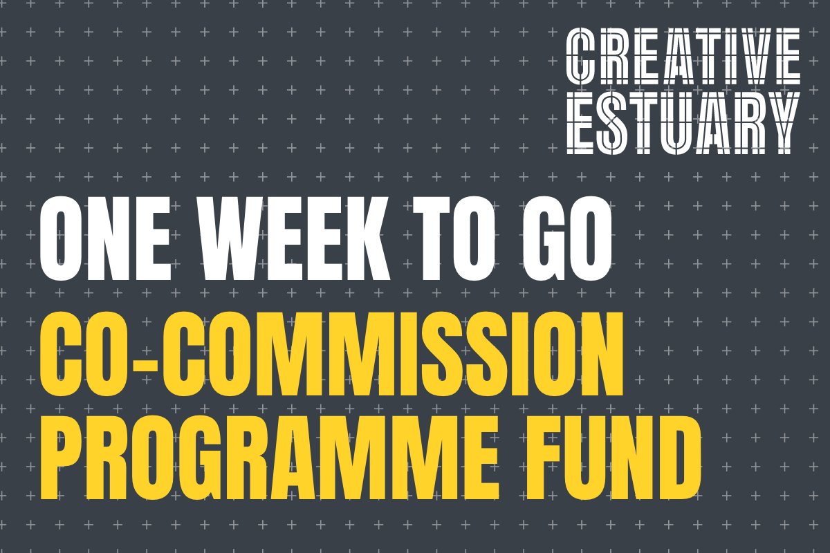 One week to go until our Co-commission Programme Fund closes!

Successful applicants will receive grant funding to deliver creative, locally led projects to activate the Thames Estuary's town centres.

Applications close on Monday 15th July, 23:59pm:
creativeestuary.com/opportunity/co…