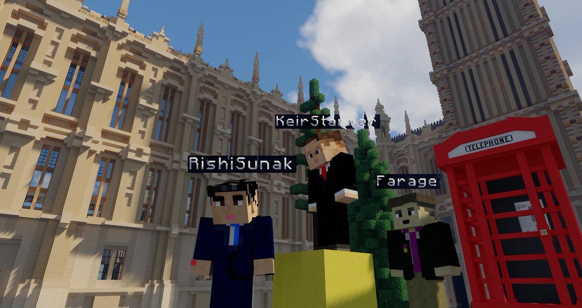 Congrats <a href="/Keir_Starmer/">Keir Starmer</a> ! You beat <a href="/RishiSunak/">Rishi Sunak</a> on Minecraft too 😂
#UKElection2024 #Labour