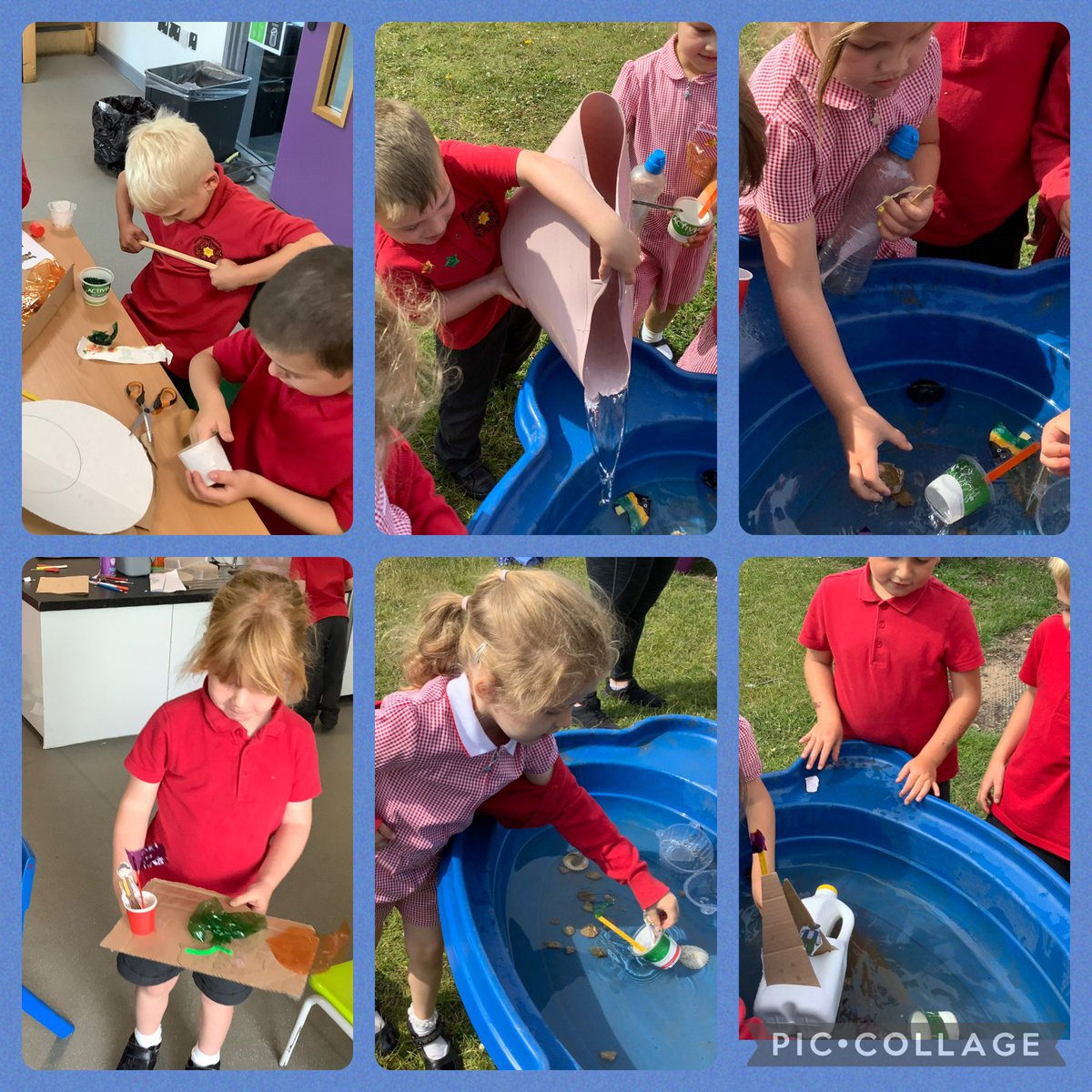 MissEJones123's tweet photo. Archwilio deunyddiau i greu cychod sy’n arnofio. 
Exploring materials to make boats that float 🚤 💦 #DSGaTh #DSRhif #DSLlyth #DSCM https://t.co/b57TqdzBRQ