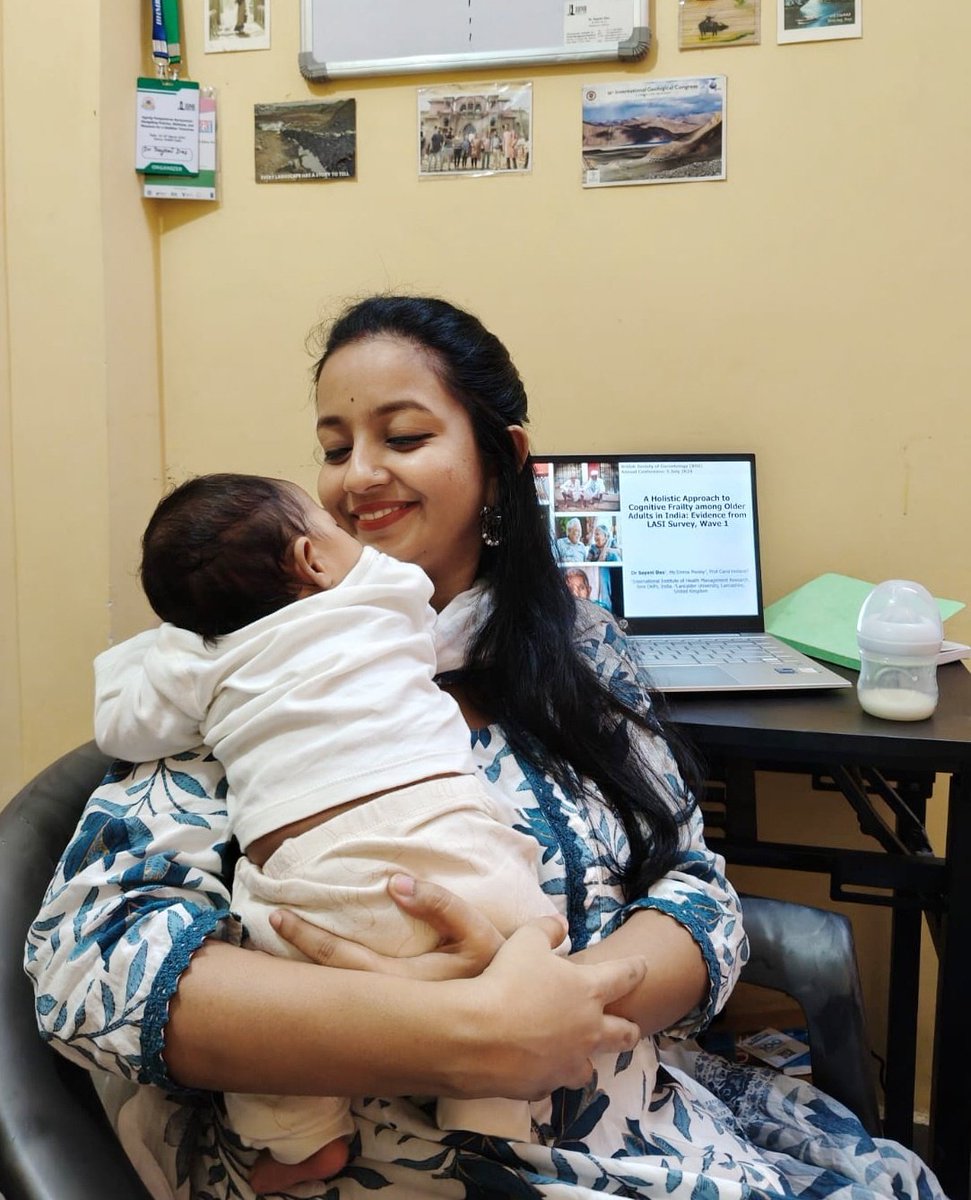 Sayani Das (@sayanivdas) on Twitter photo Presenting on 'Cognitive Frailty in India' at <a href="/bsg2024/">BSG2024</a> this afternoon, with my 2-month-old bundle of joy by my side. Thank you @britgerontology & <a href="/CarolHolland286/">Carol Holland</a> for the opportunity. <a href="/CogFrailNetwork/">Cognitive Frailty Network</a> <a href="/FrailtyNetwork/">Indian Frailty Network (IFN)</a> #BSG2024 Presenting on 'Cognitive Frailty in India' at <a href="/bsg2024/">BSG2024</a> this afternoon, with my 2-month-old bundle of joy by my side. Thank you @britgerontology & <a href="/CarolHolland286/">Carol Holland</a> for the opportunity. <a href="/CogFrailNetwork/">Cognitive Frailty Network</a> <a href="/FrailtyNetwork/">Indian Frailty Network (IFN)</a> #BSG2024
