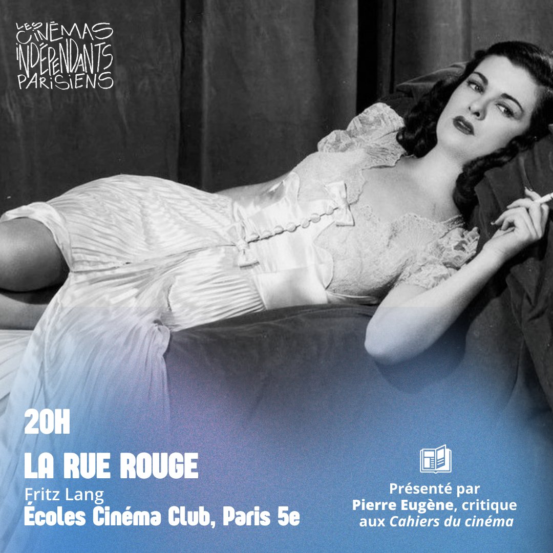 💫 Jour 4 - 9e édition d’Avant-premières !

20H APPRENDRE - L'Épée de Bois
20H LA RUE ROUGE - Écoles Cinéma Club

🎟️ urlr.me/47X8C
<a href="/CondorFilm/">Condor</a> <a href="/ParisCinemaClub/">Paris Cinéma Club</a> <a href="/CameliaFilms/">Les Films du Camélia</a>

#cinemasindependantsparisiens #avantpremieres