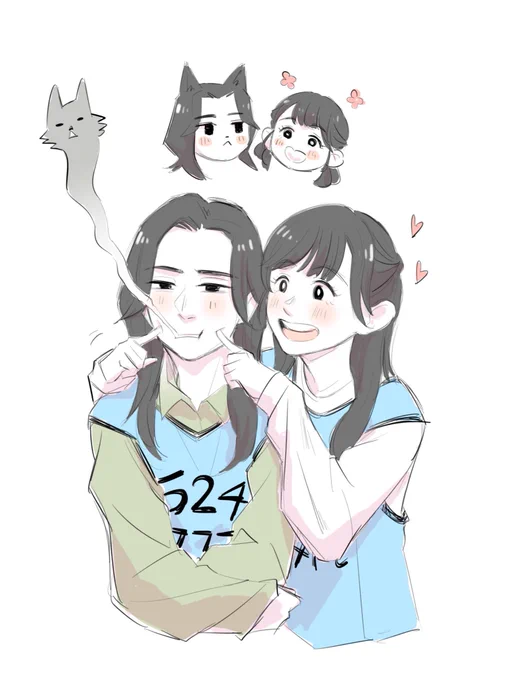 今日の落書き、すみこに 
