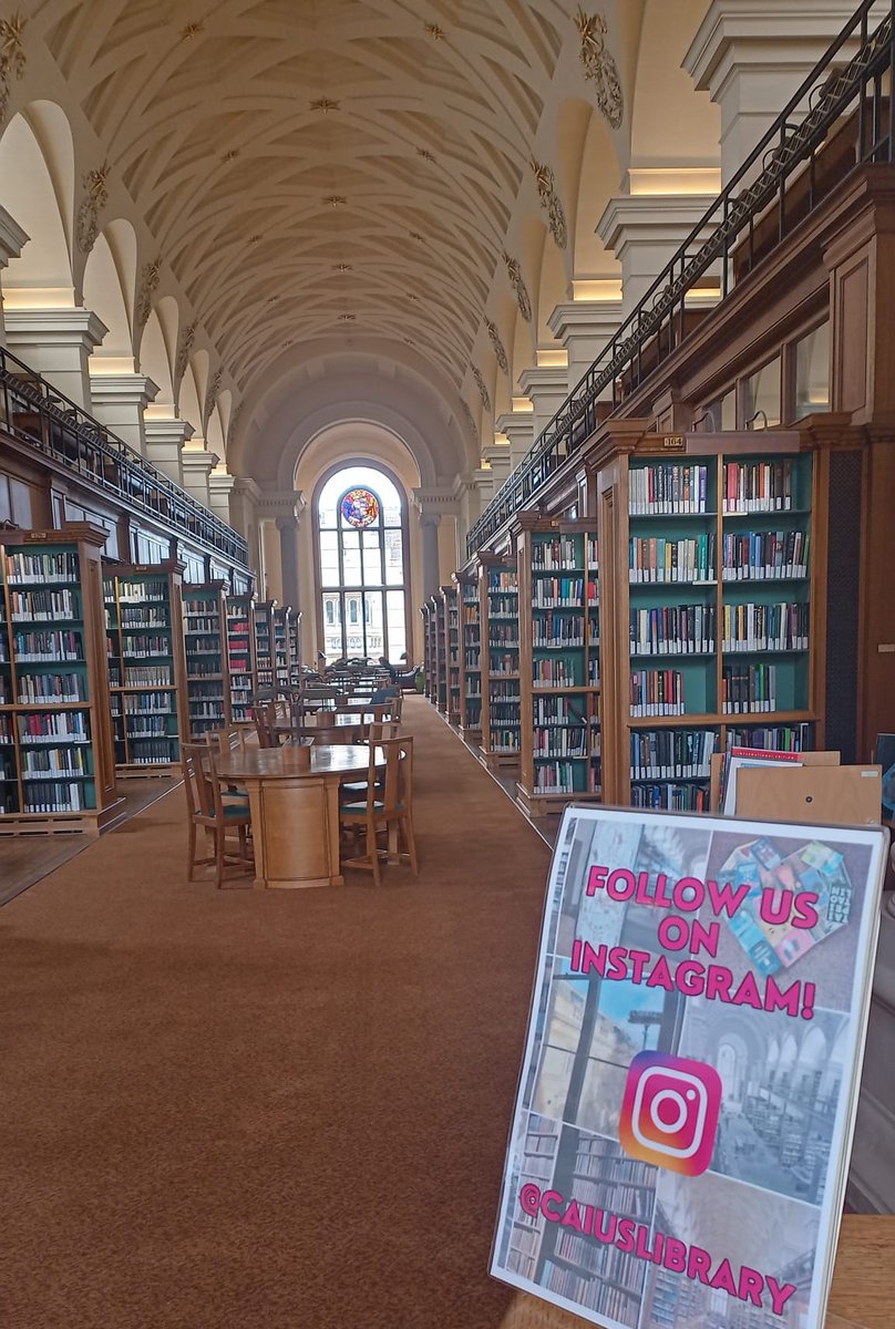 Caius College Library (@caiuslib) on Twitter photo Visiting <a href="/CaiusCollege/">Gonville & Caius College</a> today for the #CambridgeOpenDays? We'd love to answer any questions you have about libraries in Cambridge.
(And if you take any photos of our beautiful library, we'd also love it if you tagged us in them on social media so we can see them!) Visiting <a href="/CaiusCollege/">Gonville & Caius College</a> today for the #CambridgeOpenDays? We'd love to answer any questions you have about libraries in Cambridge.
(And if you take any photos of our beautiful library, we'd also love it if you tagged us in them on social media so we can see them!)