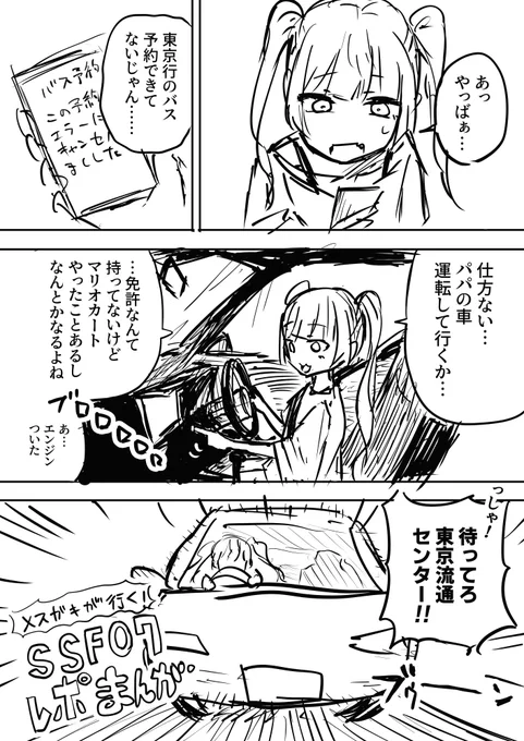 SSF07のレポ漫画です
【1/2】 
