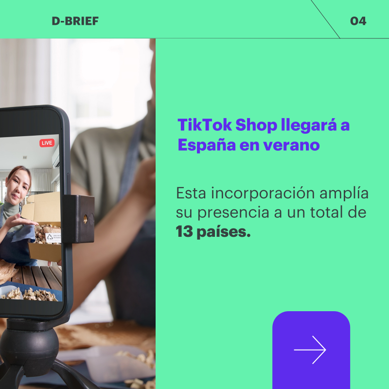 KreabEspana's tweet photo. 📢 Se lanza Meta #IA, los likes en X ya son privados, Tiktok Shop llegará a España en verano y el Gobierno aprueba la ley de influencers.
Descubre todo lo que ocurre en el ámbito digital y las novedades de las redes sociales en nuestra newsletter #DBrief 👇