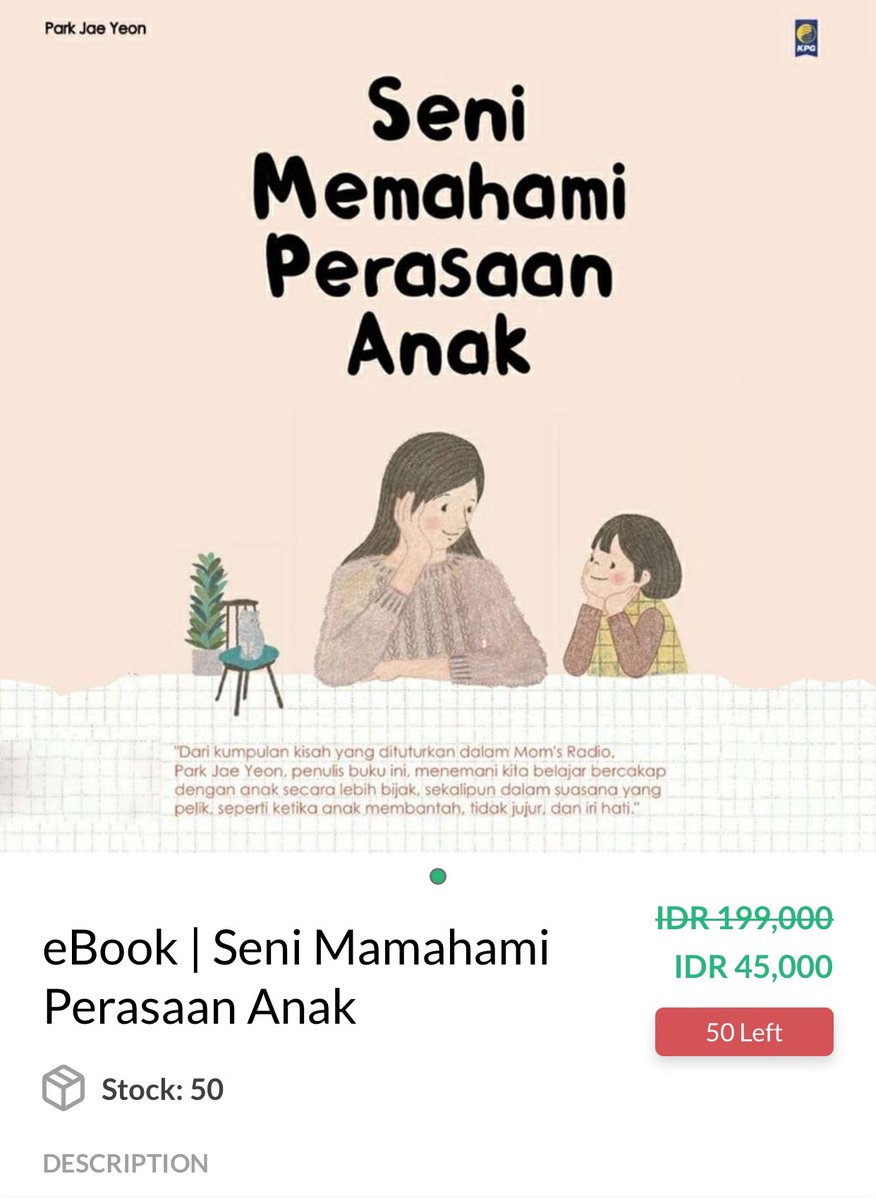Salesika's tweet photo. Check out eBook | Seni Mamahami Perasaan Anak  @ https://t.co/QEr448adja https://t.co/qrsGRODF4v