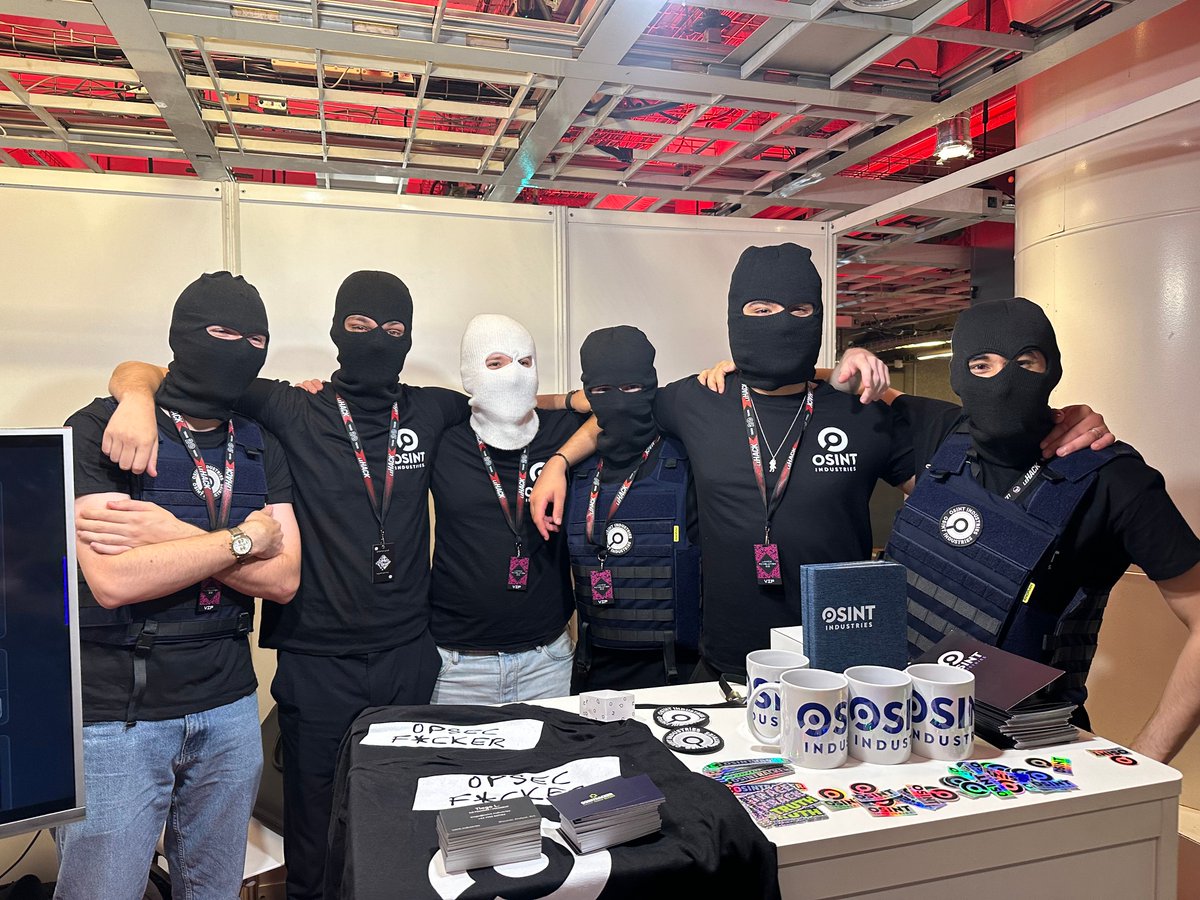 leHACK (@_lehack_) on Twitter photo 1/2
Venez voir l'équipe <a href="/OSINTindustries/">OSINT Industries</a> pendant #leHACK pour les deux prochains jours.
🛡️ Demandez à l'équipe comment vous pouvez gagner votre propre gilet pare-balles OSINT Industries.
🚀 Essayez notre plateforme de renseignement en direct 1/2
Venez voir l'équipe <a href="/OSINTindustries/">OSINT Industries</a> pendant #leHACK pour les deux prochains jours.
🛡️ Demandez à l'équipe comment vous pouvez gagner votre propre gilet pare-balles OSINT Industries.
🚀 Essayez notre plateforme de renseignement en direct